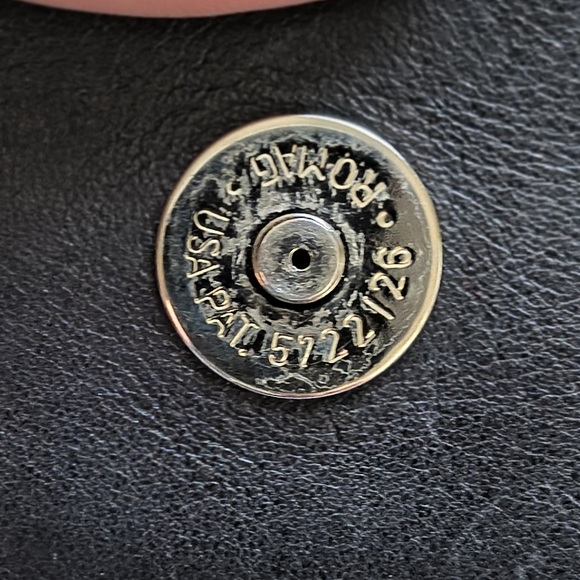 BRIGHTON Women’s VINTAGE Medium LEATHER TOTE SHOULDER Bag Silver Hardware - Picture 7 of 16